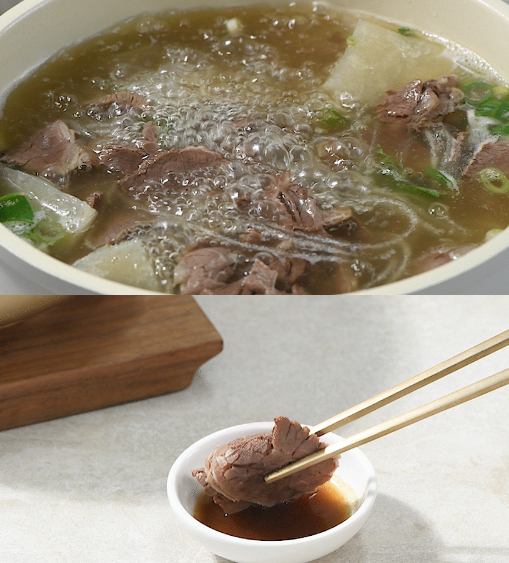 한우 뼈없는 순살갈비탕 1.1kg