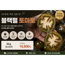 블랙펄 토마토 2kg (18~20개)