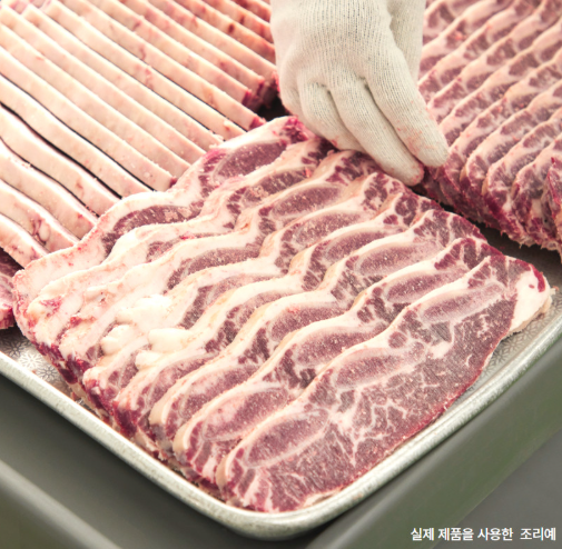 초이스 등급의 꽃갈비를 사용한 양념 LA갈비 1.2kg
