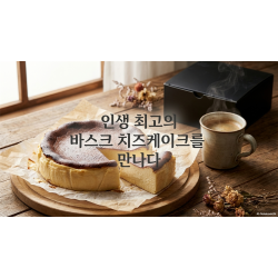 저탄수 바스크 치즈케이크 1호